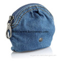 denim coin purse